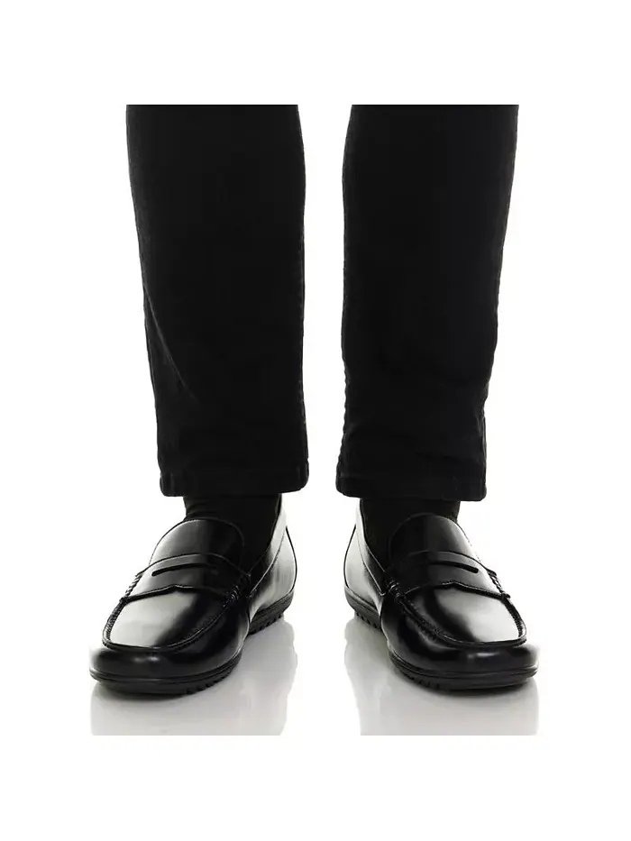Мужские пенни лоферы John Street с технологией Hands-Free Slip On Marc Joseph New York — изображение 7 из 8, черный