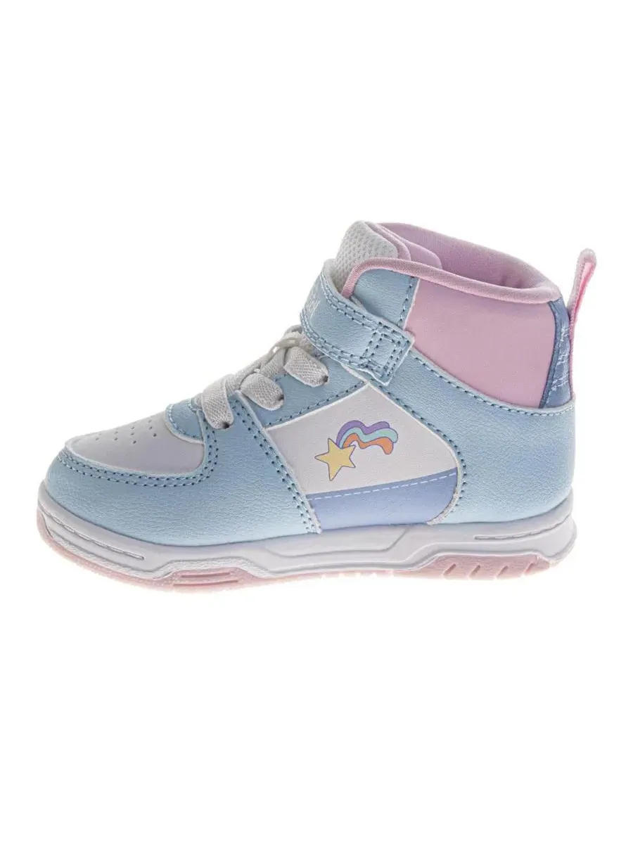 Детские кроссовки-высокие топы Stitch Blue White Disney — изображение 4 из 8, синий белый