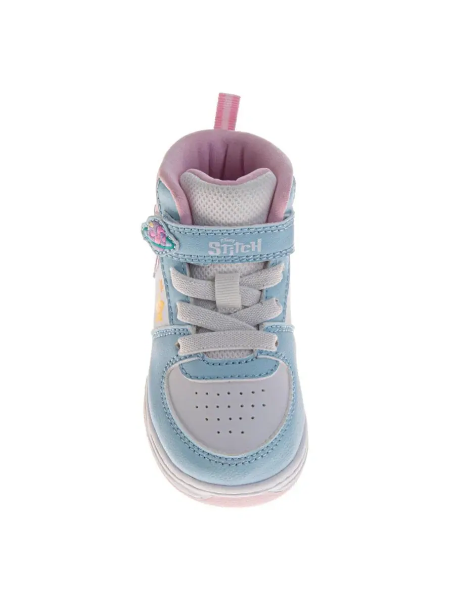 Детские кроссовки-высокие топы Stitch Blue White Disney — изображение 5 из 8, синий белый