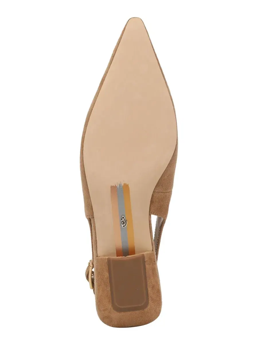 Туфли-лодочки без каблука Netty Slingback Sam Edelman — изображение 5 из 5, бежевый