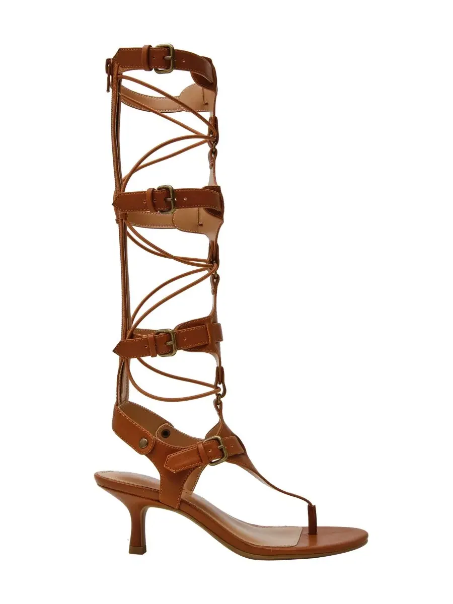 Босоножки на каблуке-шпильке Sabiine Wild Pair — изображение 2 из 6, коричневый