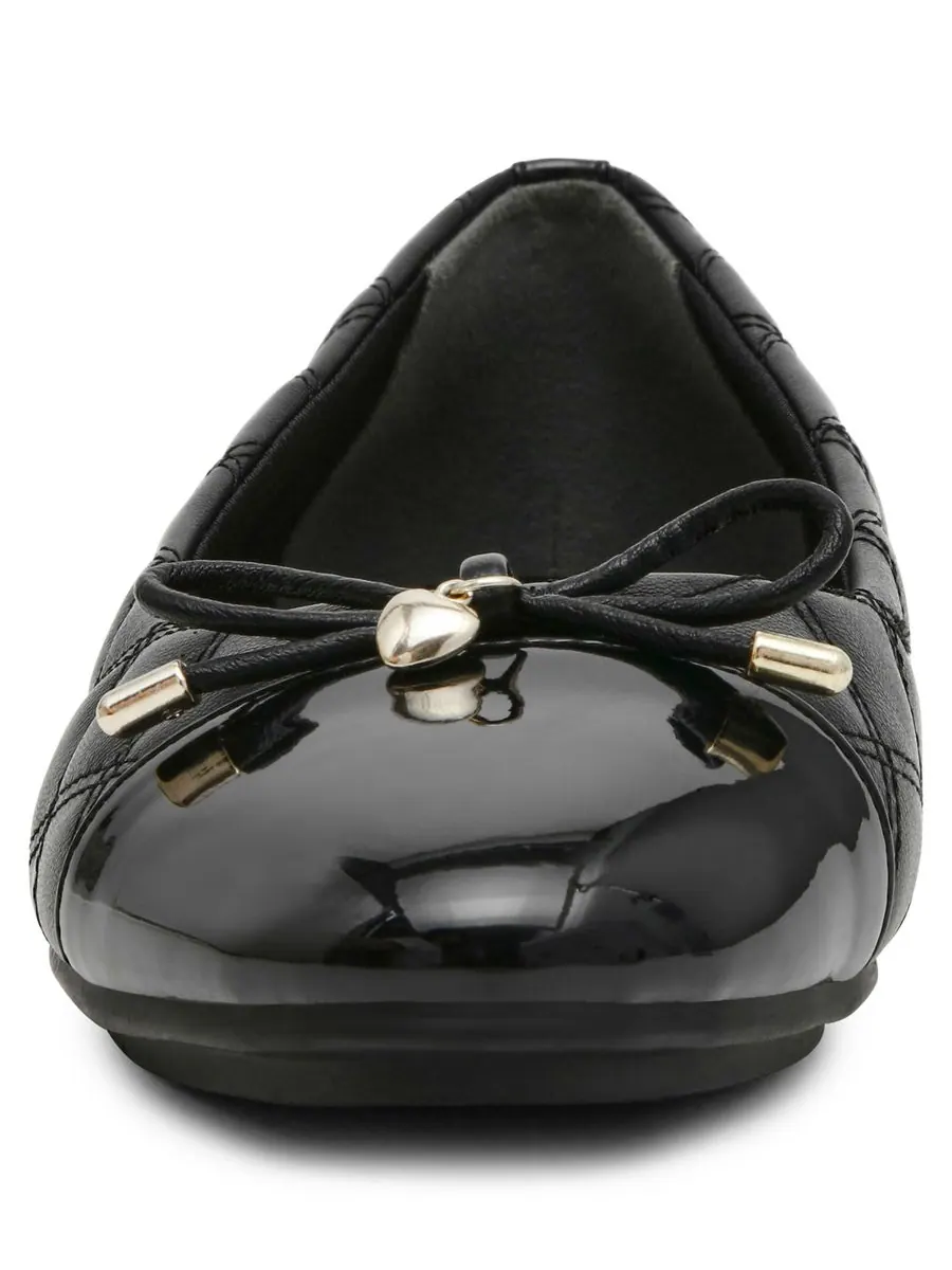 Женские стеганые балетки Luci с мыском Anne Klein — изображение 7 из 8, черный