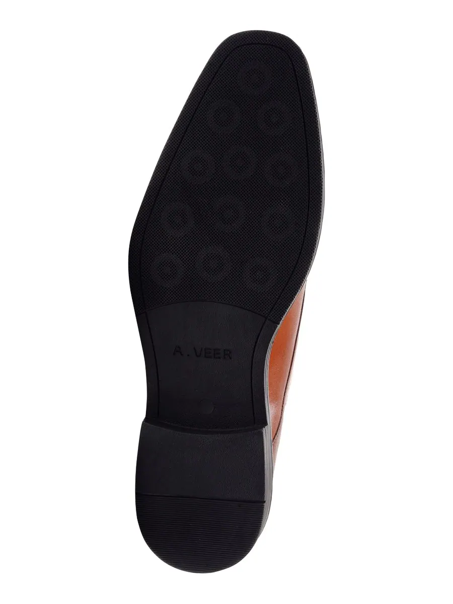 Мужские оксфордские туфли Maddox с мыском Cap-Toe A Veer — изображение 5 из 6, бежевый