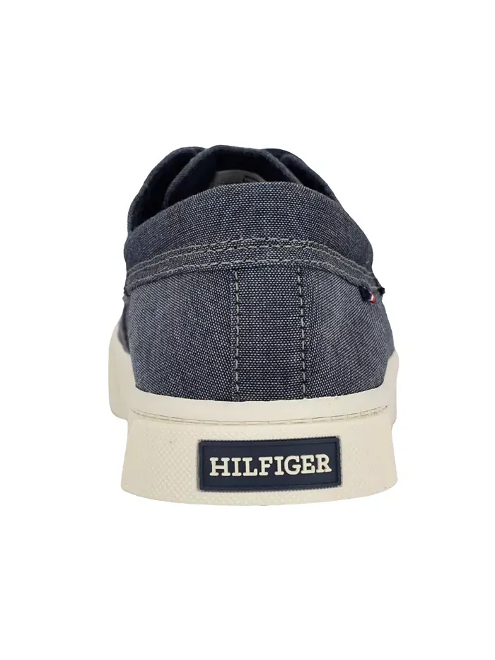 Мужские лодочные кеды Relenn с тремя люверсами Tommy Hilfiger — изображение 3 из 5, темный синий