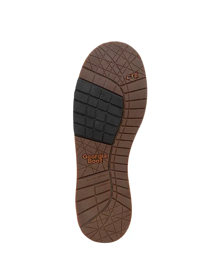 Мужские рабочие ботинки AMP LT Wedge Waterproof без шнуровки Georgia Boot — изображение 2 из 6, коричневый