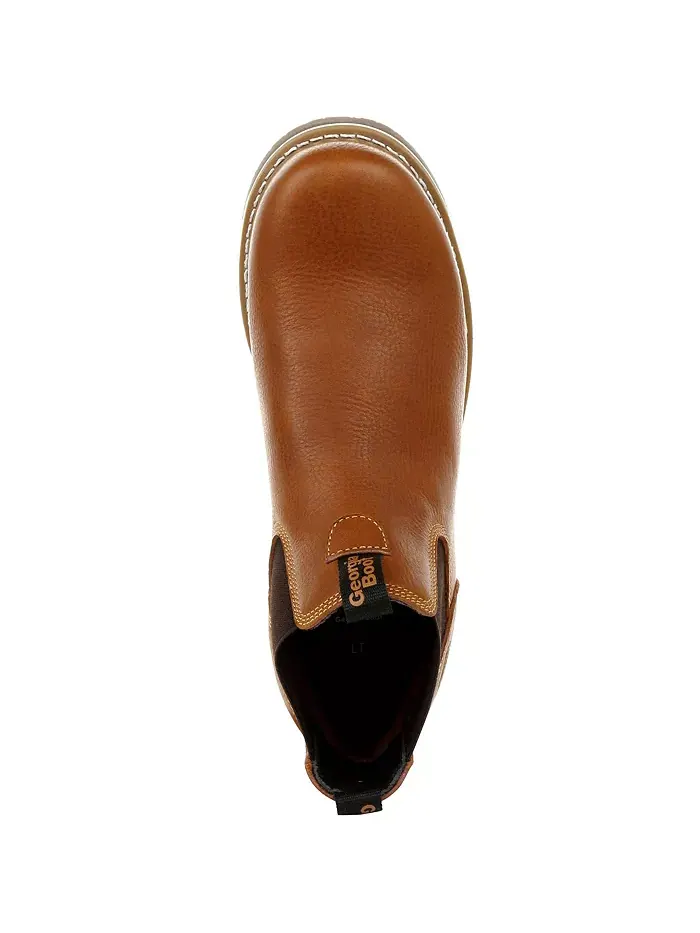 Мужские рабочие ботинки Chelsea AMP LT Wedge Georgia Boot — изображение 6 из 7, коричневый