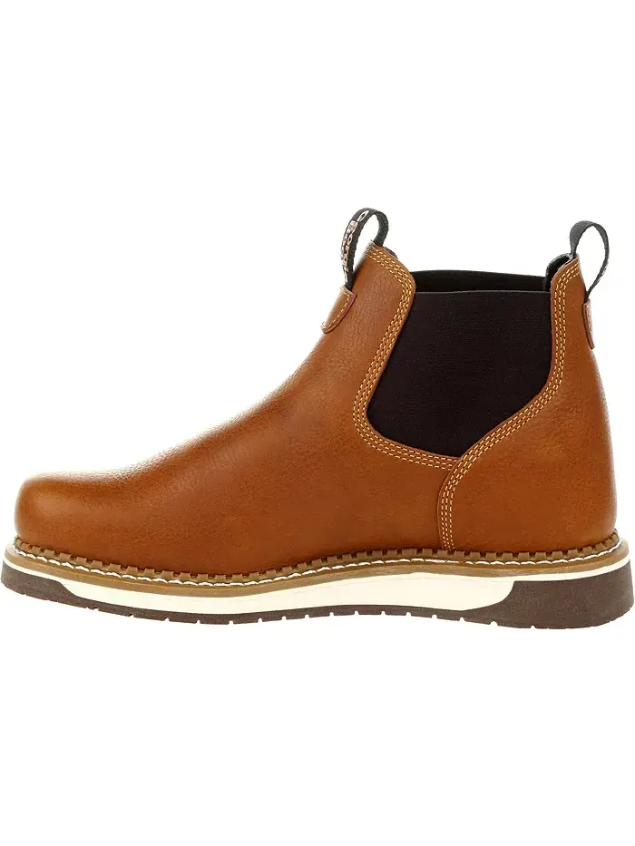 Мужские рабочие ботинки Chelsea AMP LT Wedge Georgia Boot — изображение 7 из 7, коричневый