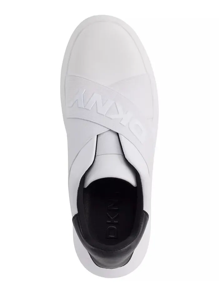 Женские кроссовки Jaye Slip On DKNY — изображение 4 из 5, белый/черный