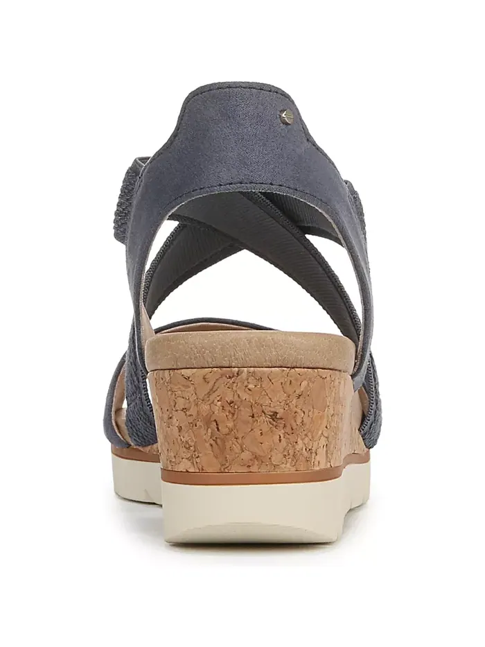 Женские босоножки Just Cute на платформе с ремешками Dr. Scholl's — изображение 3 из 5, синий