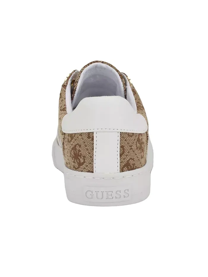 Женские кроссовки Loven на шнуровке GUESS — изображение 3 из 5, коричневый