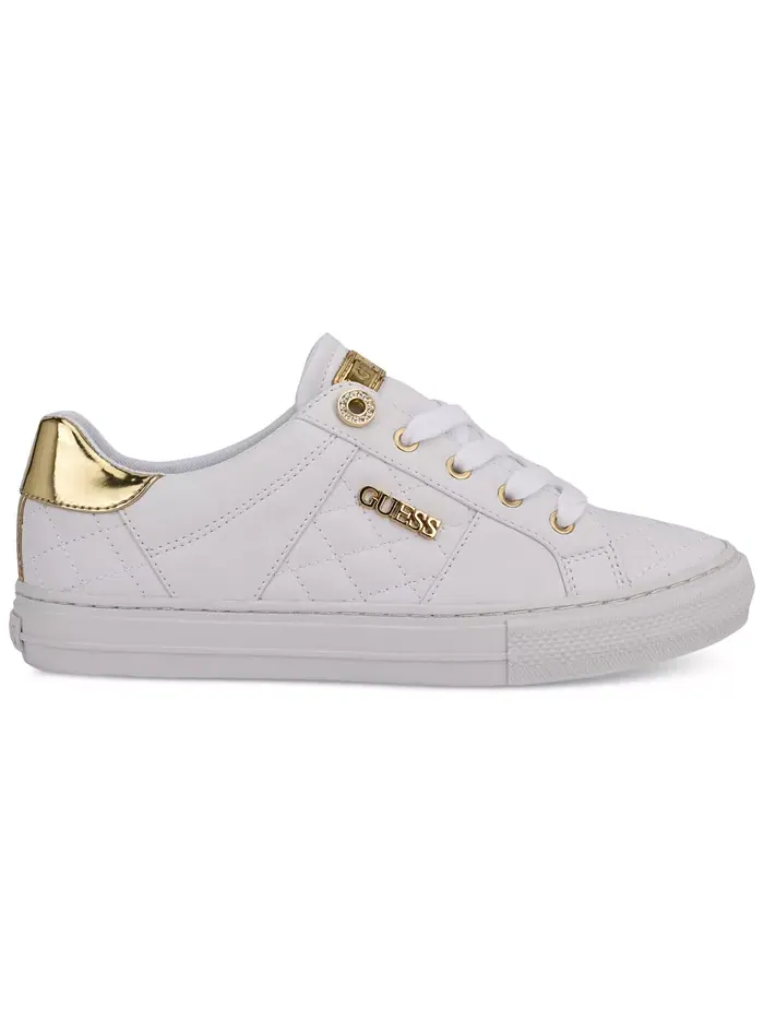 Женские кроссовки Loven на шнуровке GUESS — изображение 2 из 9, белый