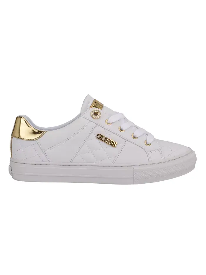 Женские кроссовки Loven на шнуровке GUESS — изображение 5 из 9, белый