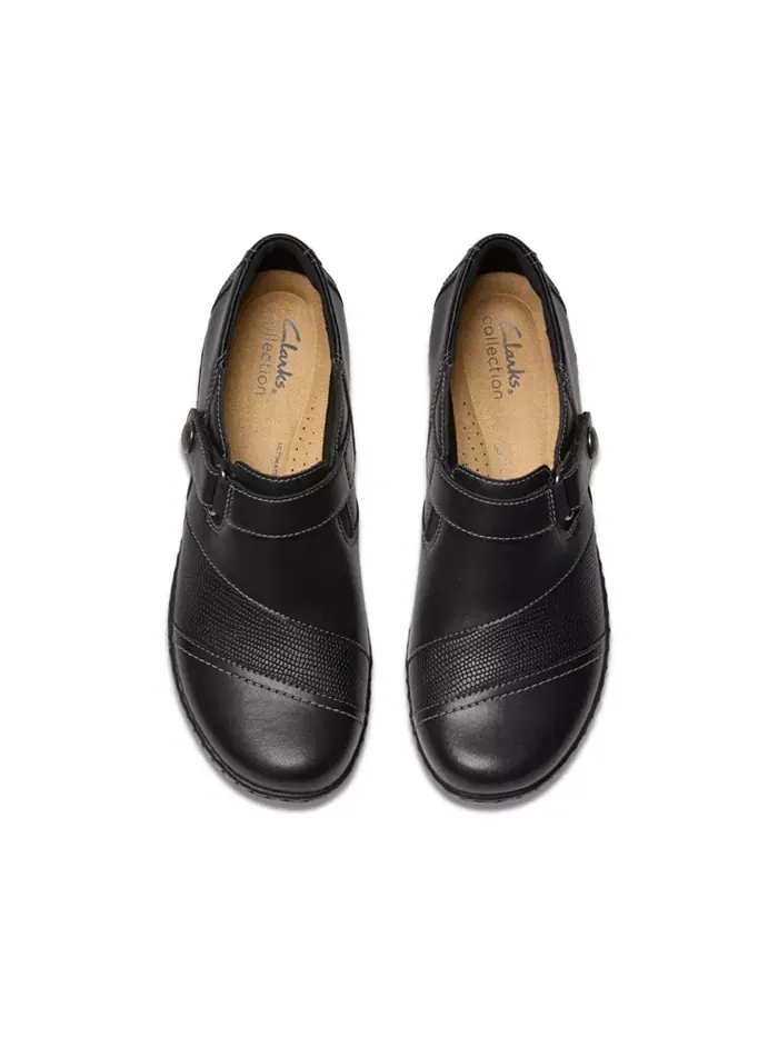 Женские туфли Ashland Gem Slip On Clarks — изображение 5 из 7, черный