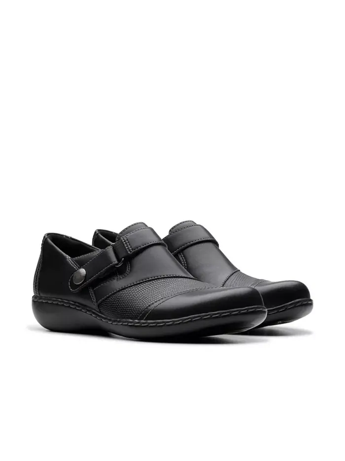 Женские туфли Ashland Gem Slip On Clarks — изображение 6 из 7, черный