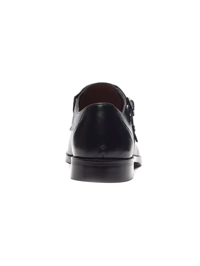 Мужские туфли Double Monk Strap для официальных мероприятий Carlos by Carlos Santana — изображение 4 из 6, черный