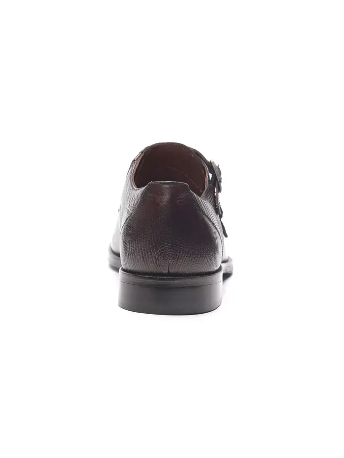 Мужские туфли Double Monk Strap для официальных мероприятий Carlos by Carlos Santana — изображение 4 из 6, коричневый