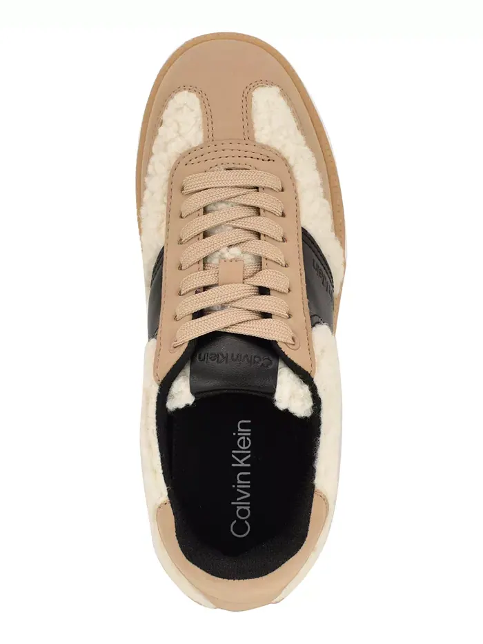 Женские кроссовки Nhova Cozy на шнуровке Calvin Klein — изображение 4 из 5, бежевый/бежевый