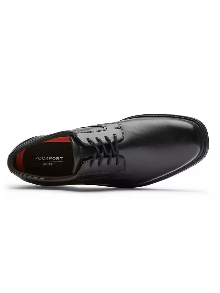 Мужские туфли Sl2 с простым носком и шнуровкой Rockport — изображение 4 из 5, черный