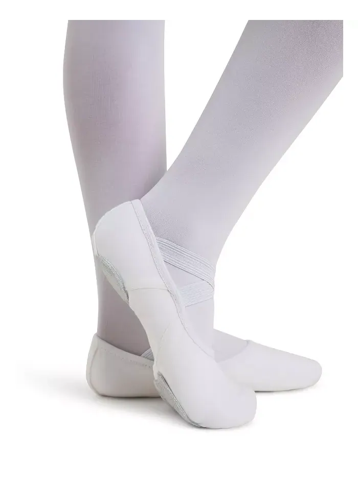 Детские балетки Hanami из холста, цвет "мокко" Capezio — изображение 2 из 5