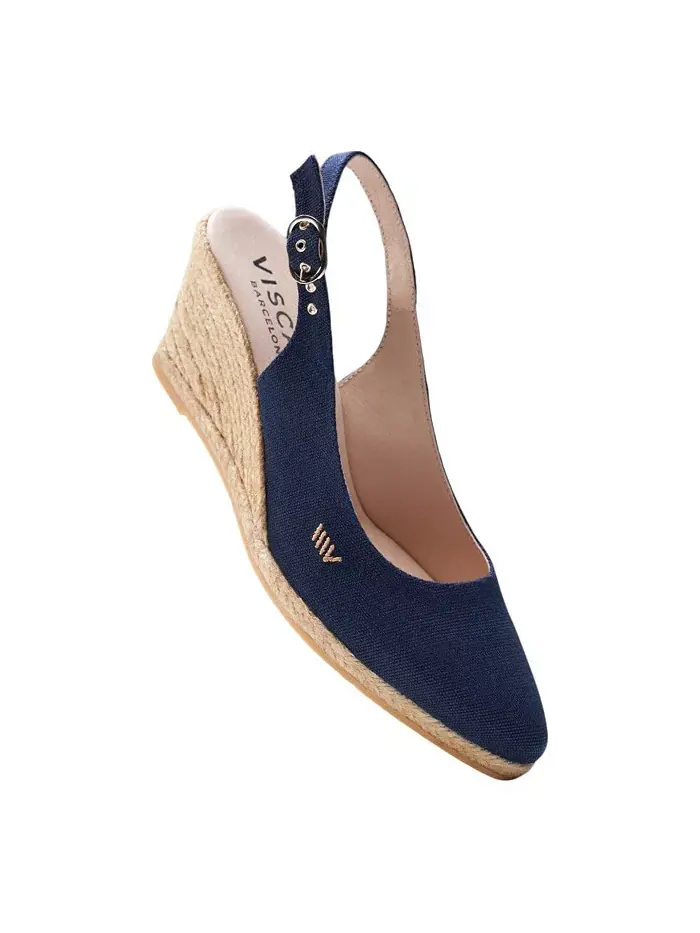 Паломера эспадрильи на клиновидной подошве из холста VISCATA — 2
