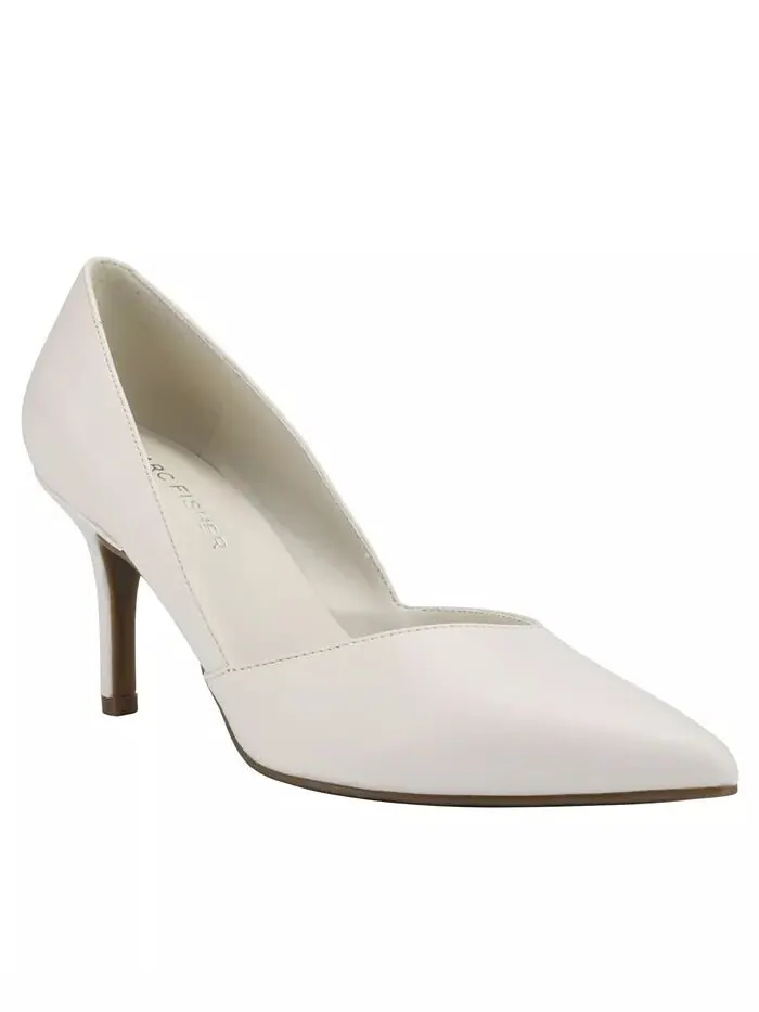 Женские туфли-лодочки Tuscany Slip On Stiletto Dress Marc Fisher — изображение 1 из 5, белый