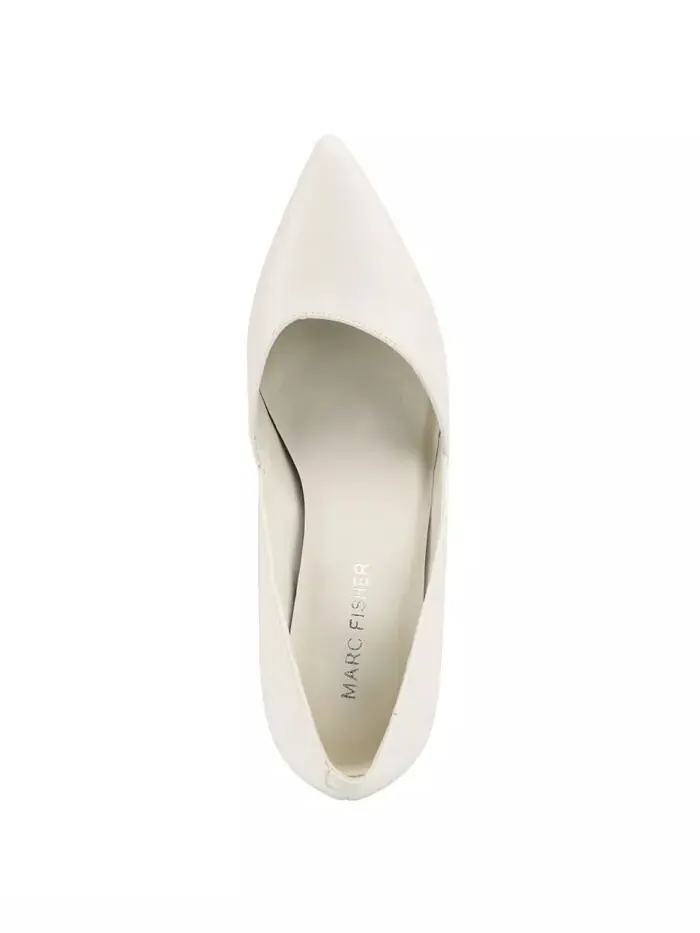 Женские туфли-лодочки Tuscany Slip On Stiletto Dress Marc Fisher — изображение 4 из 5, белый
