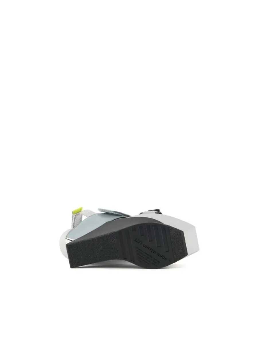Босоножки на танкетке Delta Run Wedge United Nude — изображение 6 из 6, сталь