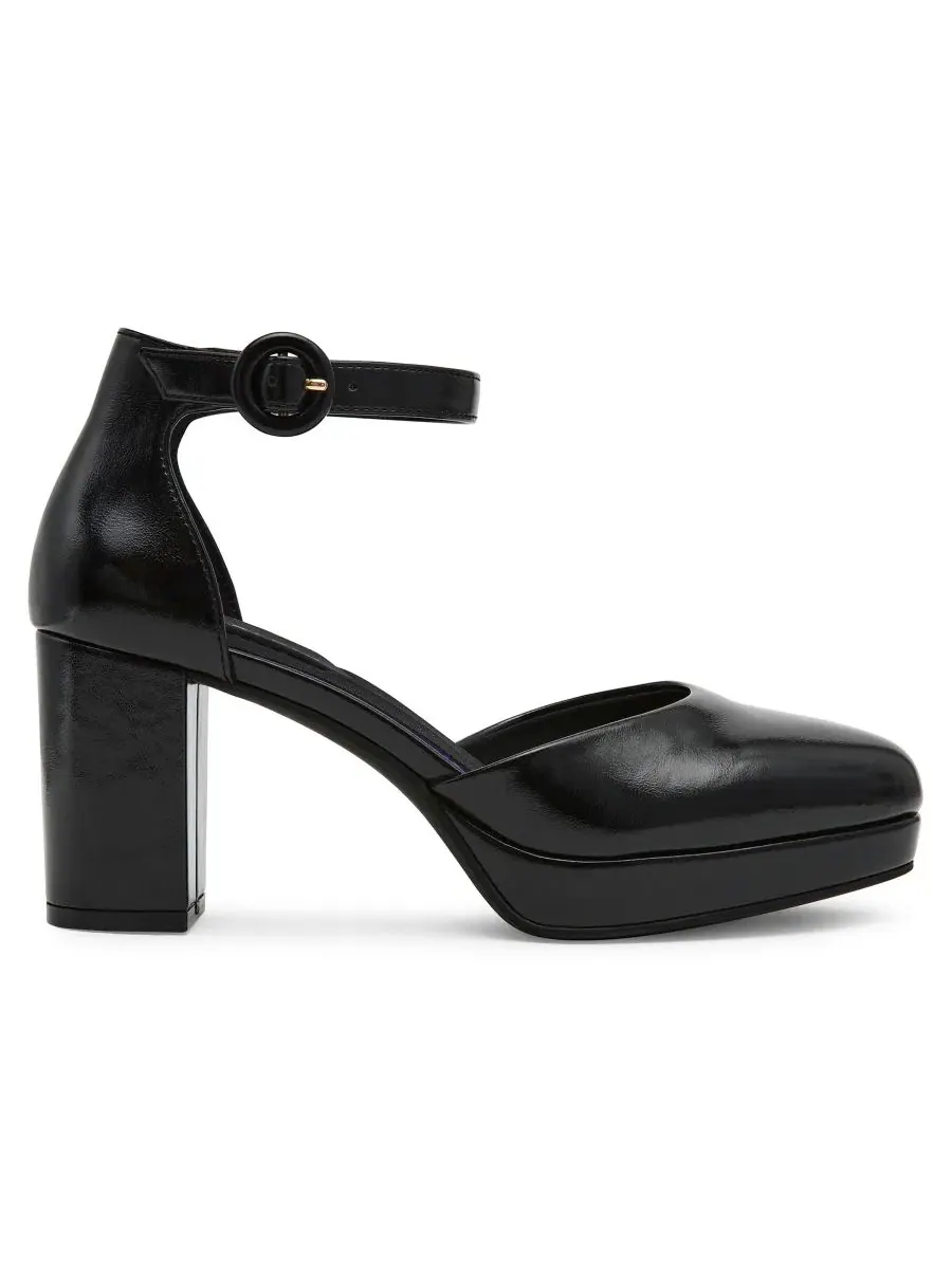 Туфли-лодочки Faith на каблуке-столбике Anne Klein — изображение 2 из 8, черный