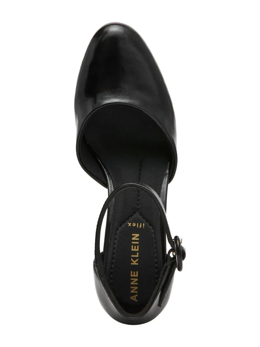 Туфли-лодочки Faith на каблуке-столбике Anne Klein — изображение 5 из 8, черный
