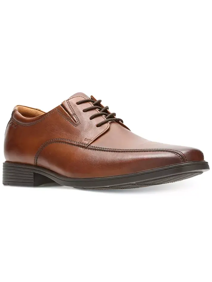 Оксфорды мужские Clarks Tilden Walk — изображение 1 из 4, темный бежевый