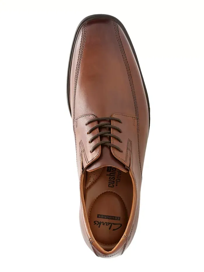 Оксфорды мужские Clarks Tilden Walk — изображение 3 из 4, темный бежевый