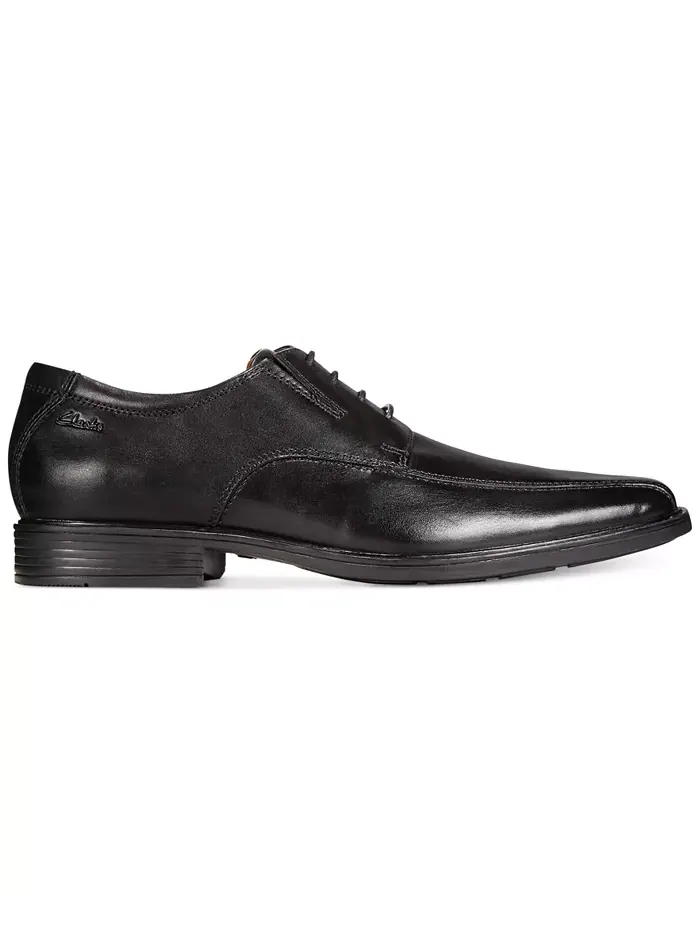 Оксфорды мужские Clarks Tilden Walk, кожаные — изображение 2 из 10, черный