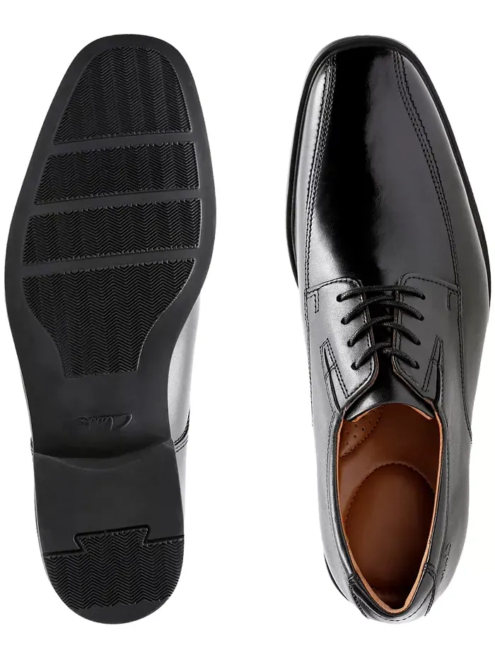 Оксфорды мужские Clarks Tilden Walk, кожаные — изображение 9 из 10, черный
