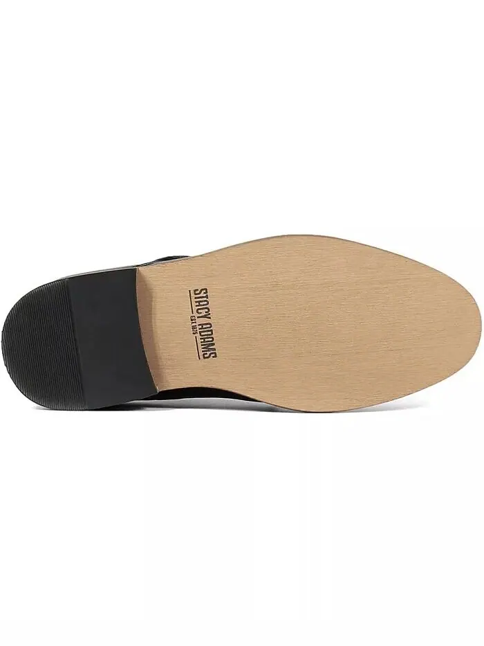 Туфли-монки Big Boy Desmond Cap Toe с ремешком Stacy Adams — изображение 7 из 13, черный