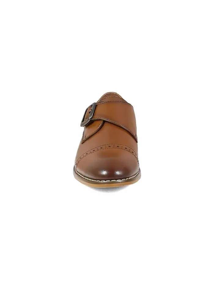 Туфли-монки Big Boy Desmond Cap Toe с ремешком Stacy Adams — изображение 8 из 13, черный