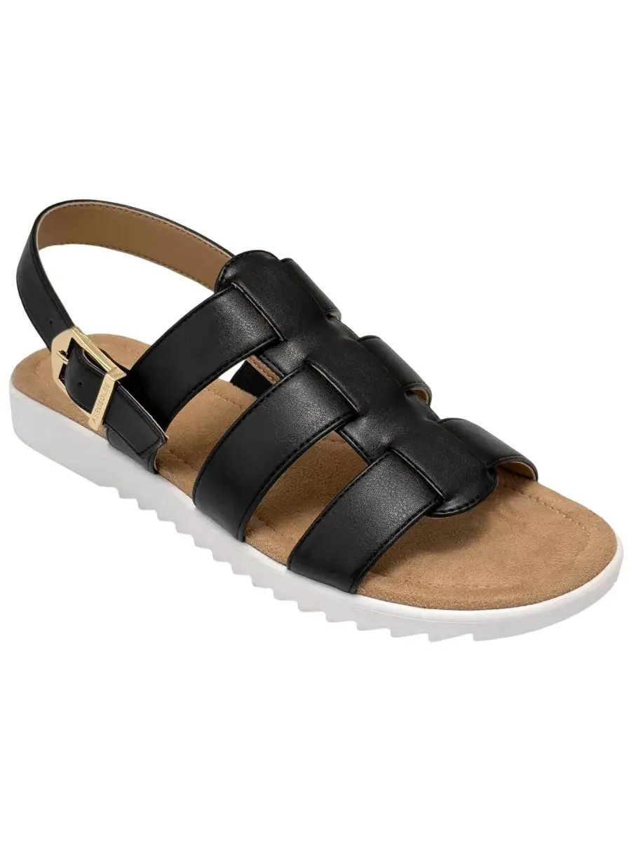 Женские сандалии Jara Fisherman с круглым носком Aerosoles — изображение 1 из 6, черный