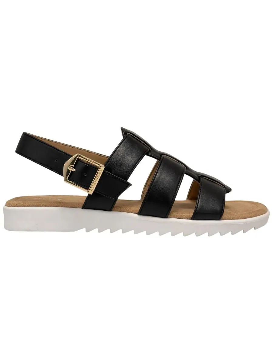 Женские сандалии Jara Fisherman с круглым носком Aerosoles — изображение 2 из 6, черный