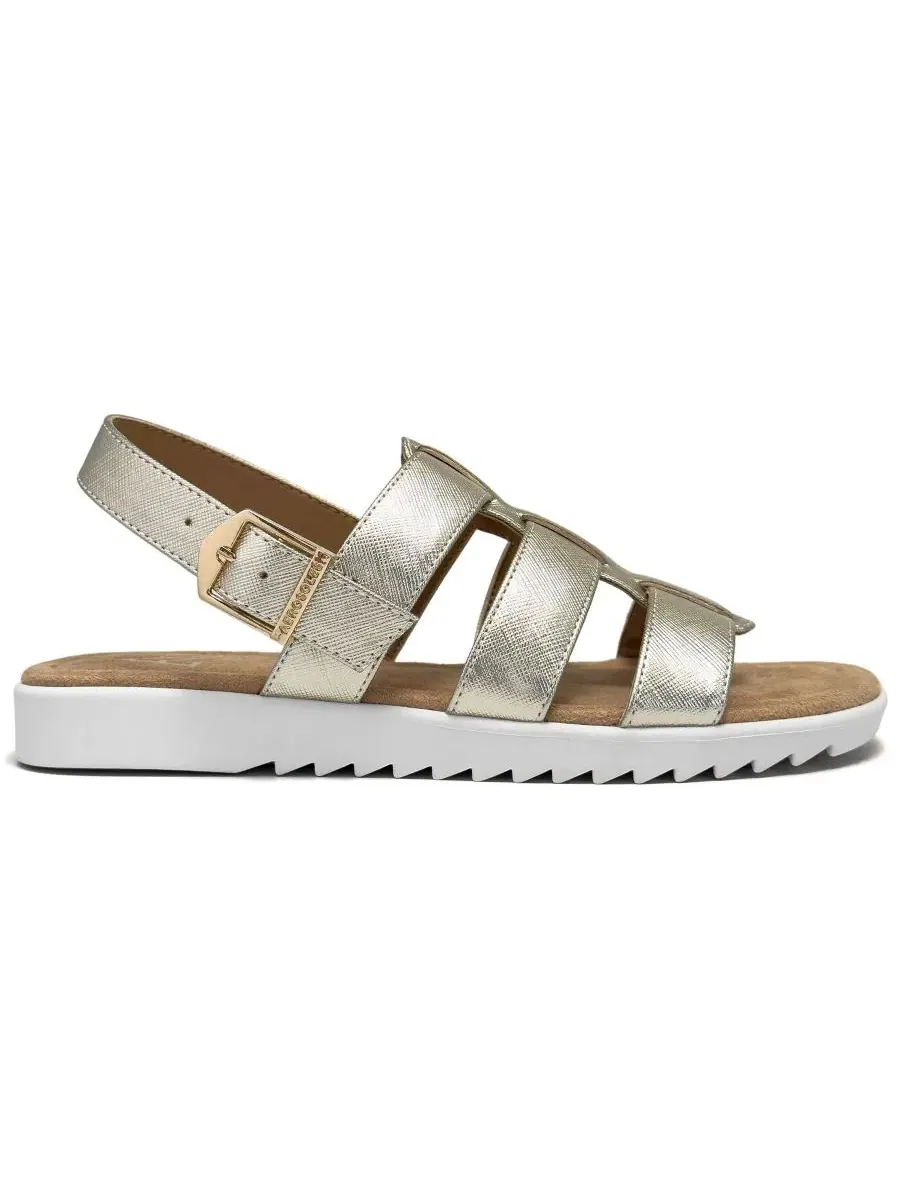 Женские сандалии Jara Fisherman с круглым носком Aerosoles — изображение 2 из 6, золотистый