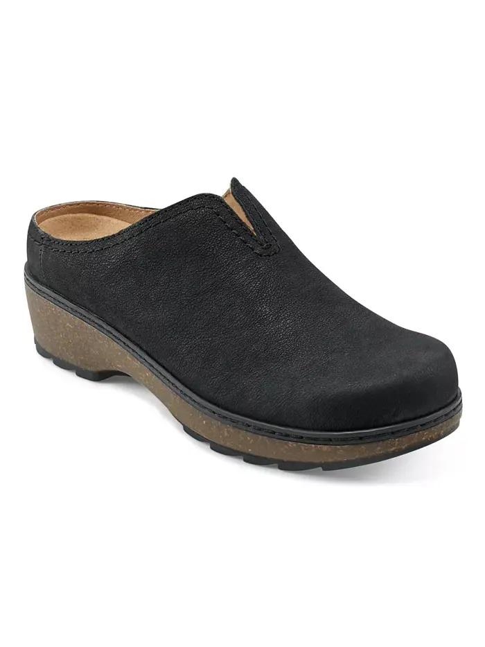 Женские туфли Kolia Slip-On Heeled Clogs Earth — изображение 1 из 6, черный