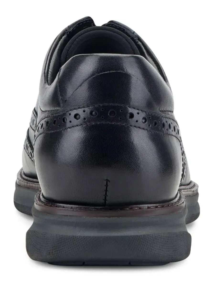 Мужские классические туфли Lendal Wingtip Oxford Kenneth Cole New York — изображение 3 из 5, черный