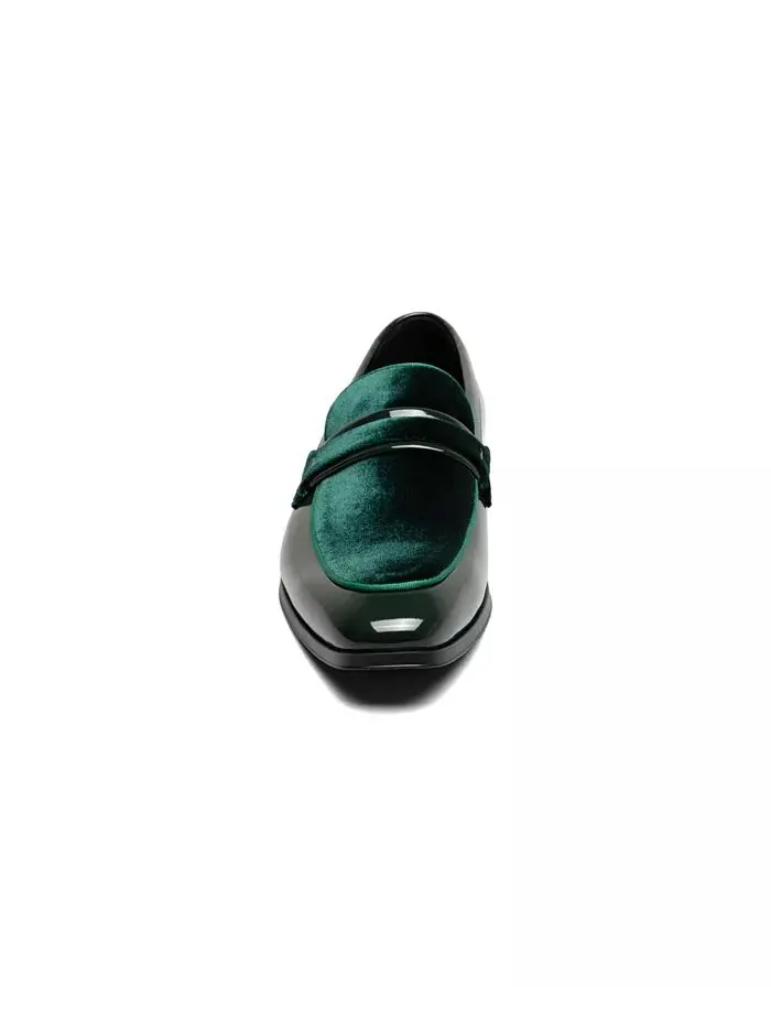 Мужские мокасины Spratley Moc Toe Saddle Slip On Stacy Adams — изображение 2 из 7, зеленый