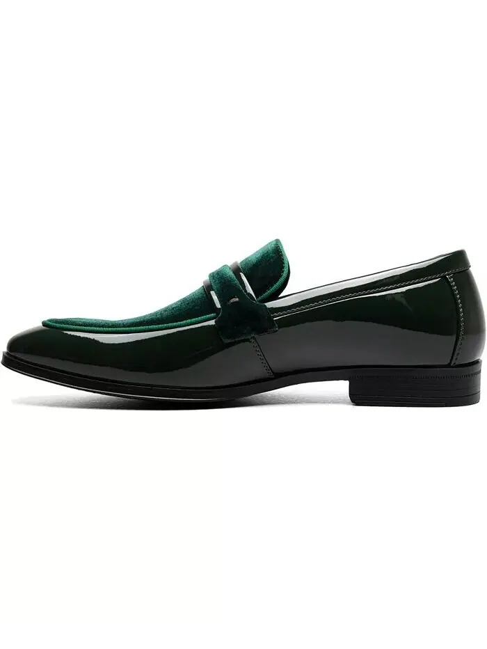 Мужские мокасины Spratley Moc Toe Saddle Slip On Stacy Adams — изображение 5 из 7, зеленый