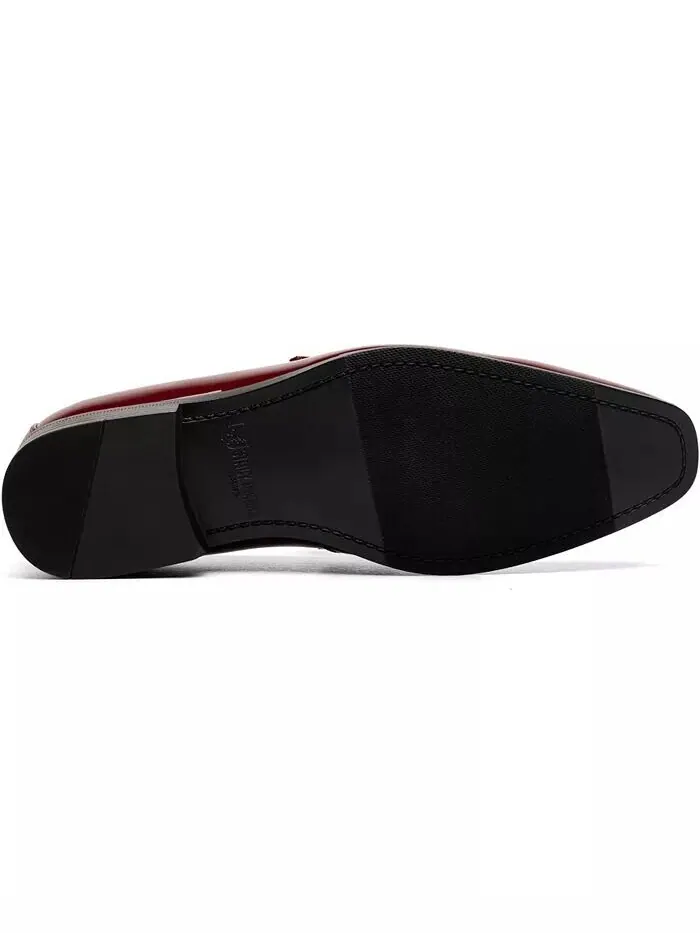 Мужские мокасины Spratley Moc Toe Saddle Slip On Stacy Adams — изображение 7 из 7, бордовый