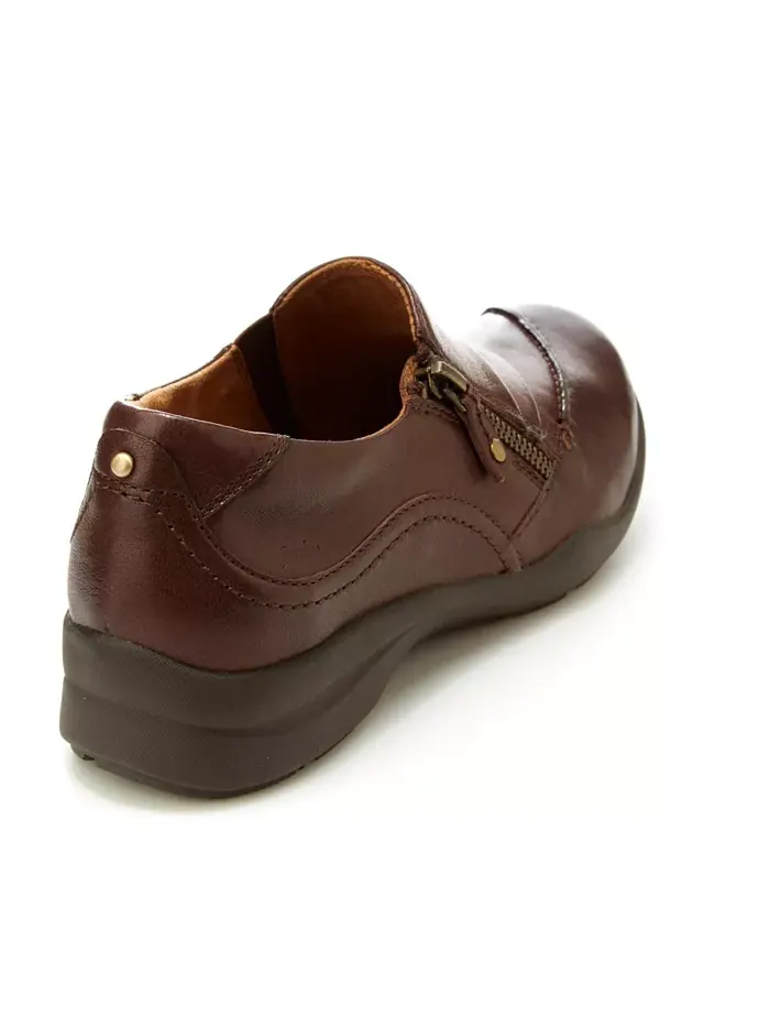 Женские балетки Thea-Wide Slip-On Jambu — изображение 5 из 6, коричневый