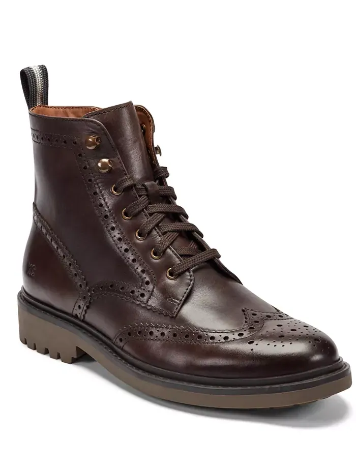 Мужские кожаные ботинки Todd Kenneth Cole New York — изображение 1 из 5, коричневый