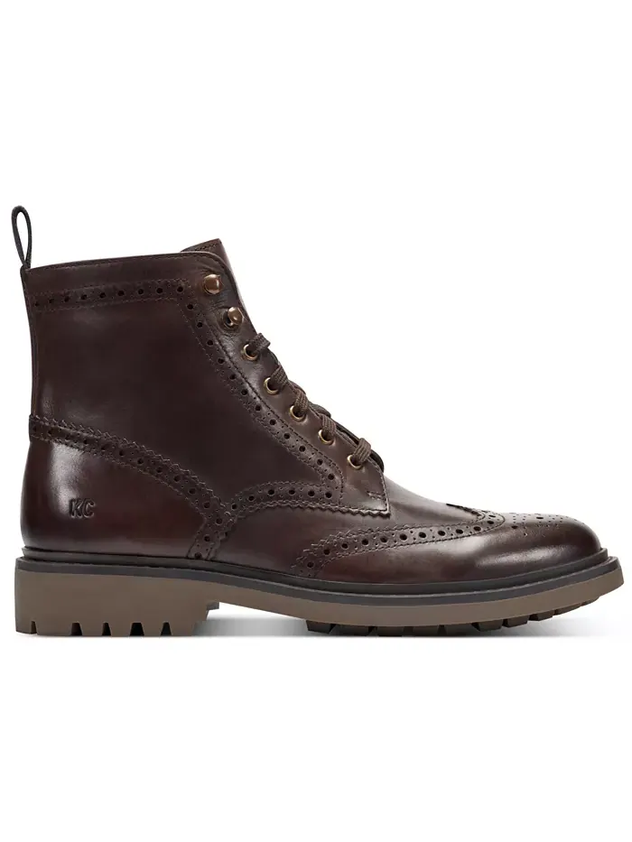 Мужские кожаные ботинки Todd Kenneth Cole New York — изображение 2 из 5, коричневый
