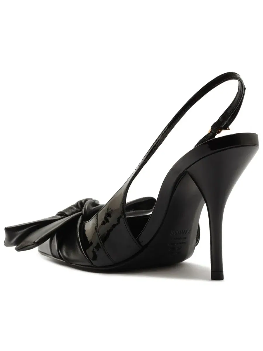 Туфли-лодочки Liora Bow Slingback Pumps Schutz — изображение 11 из 13, черный