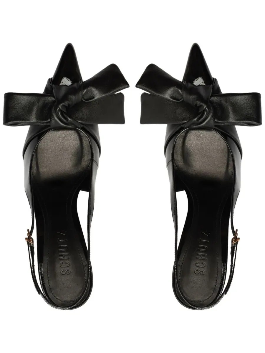 Туфли-лодочки Liora Bow Slingback Pumps Schutz — изображение 13 из 13, черный