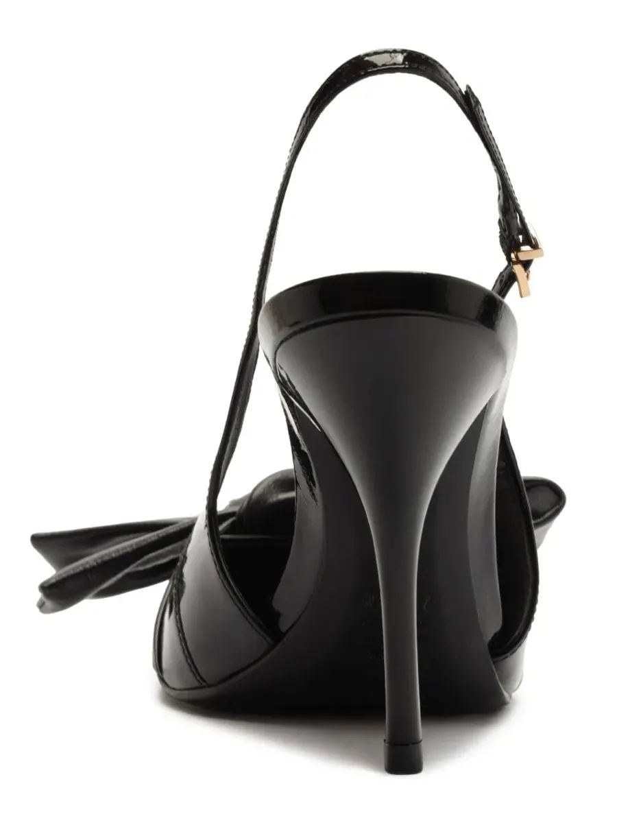 Туфли-лодочки Liora Bow Slingback Pumps Schutz — изображение 3 из 13, черный
