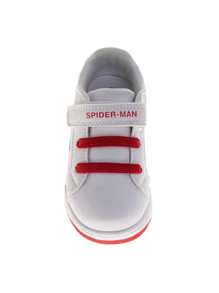 Кроссовки детские с принтом Spider-Man, модель Web-Slinger Sneakers Spider-Man — изображение 5 из 7, белый красный